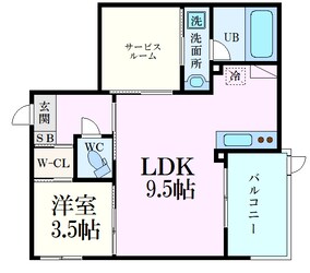 ＥＴＥＲＮＯ江波の物件間取画像